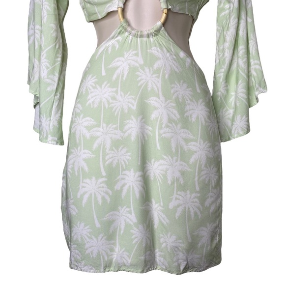 Lovers + Friends | NWOT Maysa Kimono Dress in Palm Tree Print Size XXS - Picture 4 of 10
